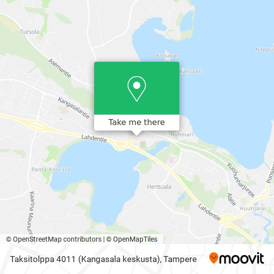 Taksitolppa 4011 (Kangasala keskusta) map