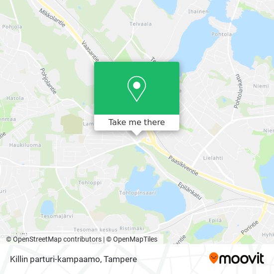Killin parturi-kampaamo map