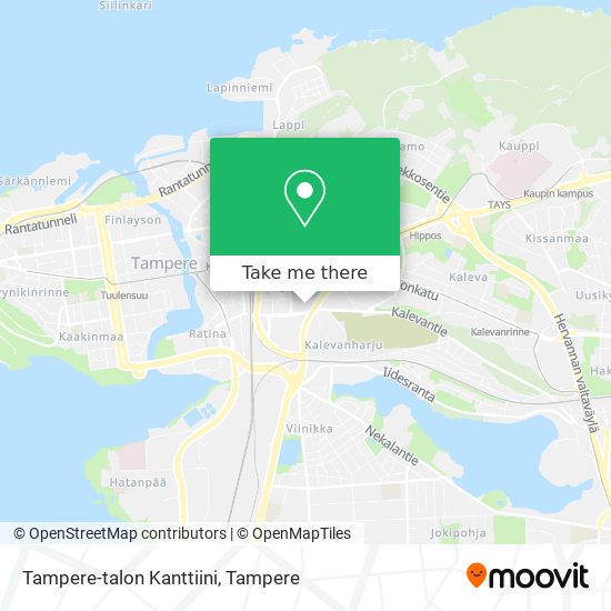 Tampere-talon Kanttiini map