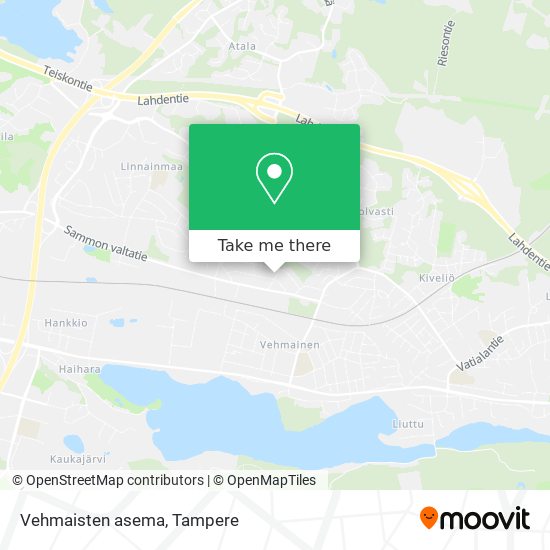 How to get to Vehmaisten asema in Tampere by Bus or Light Rail?