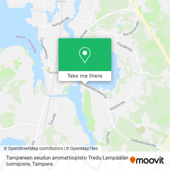 Tampereen seudun ammattiopisto Tredu Lempäälän toimipiste map