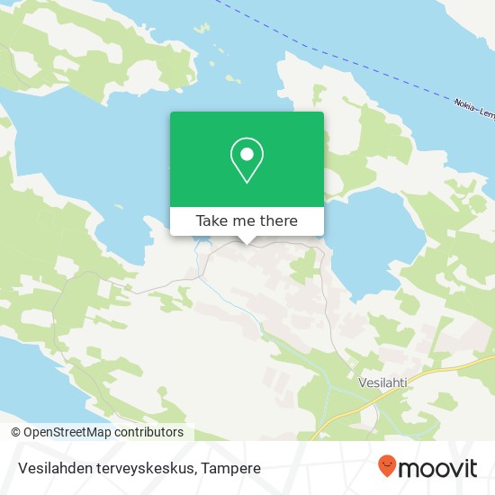 Vesilahden terveyskeskus map