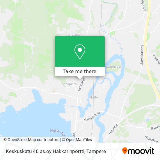 Keskuskatu 46 as.oy Hakkarinportti map