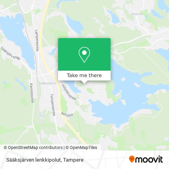 Sääksjärven lenkkipolut map