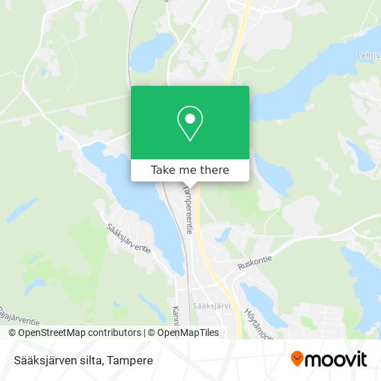 Sääksjärven silta map