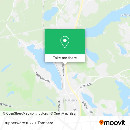 tupperware tukku map