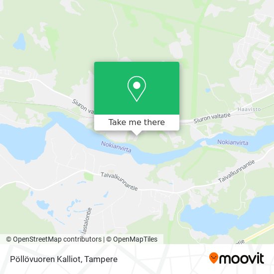 Pöllövuoren Kalliot map