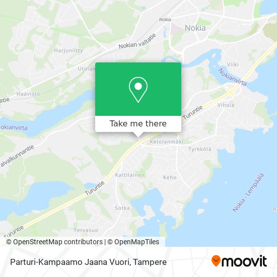 Parturi-Kampaamo Jaana Vuori map