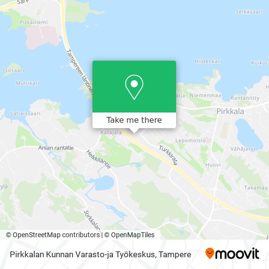 Pirkkalan Kunnan Varasto-ja Työkeskus map