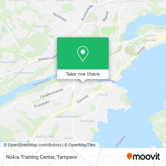 Nokia Training Center map