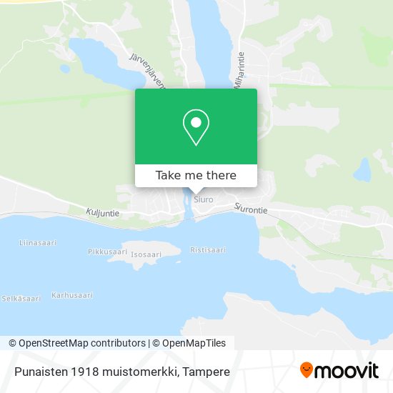 How to get to Punaisten 1918 muistomerkki in Nokia by Bus?