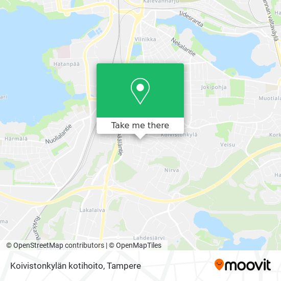 Koivistonkylän kotihoito map