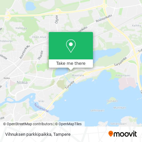 Vihnuksen parkkipaikka map