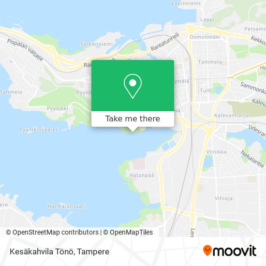 Kesäkahvila Tönö map