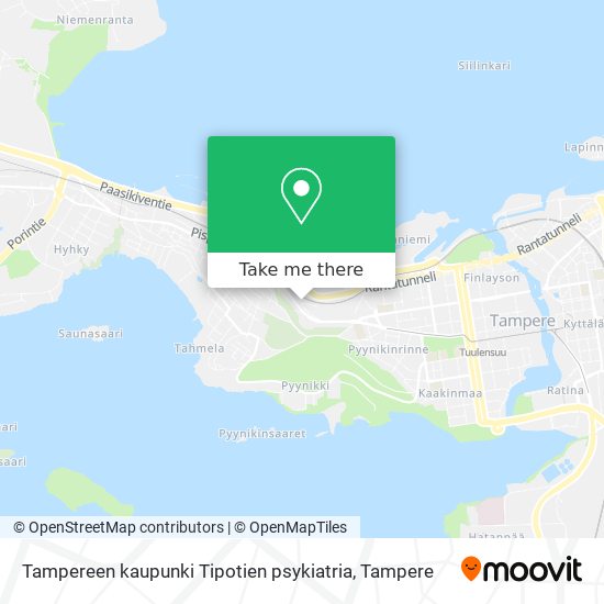 Tampereen kaupunki Tipotien psykiatria map