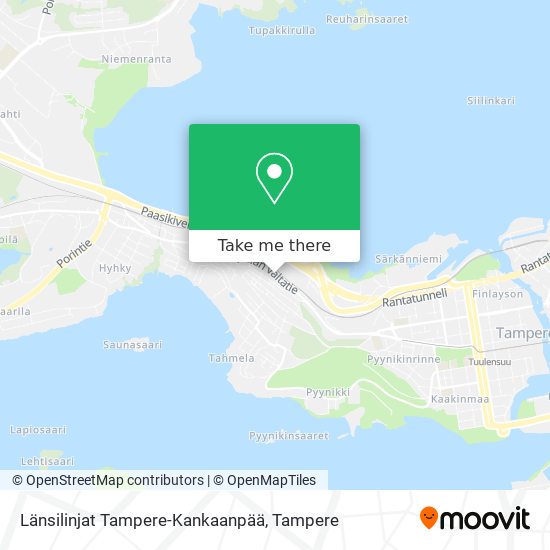 How to get to Länsilinjat Tampere-Kankaanpää by Bus, Light Rail or Train?