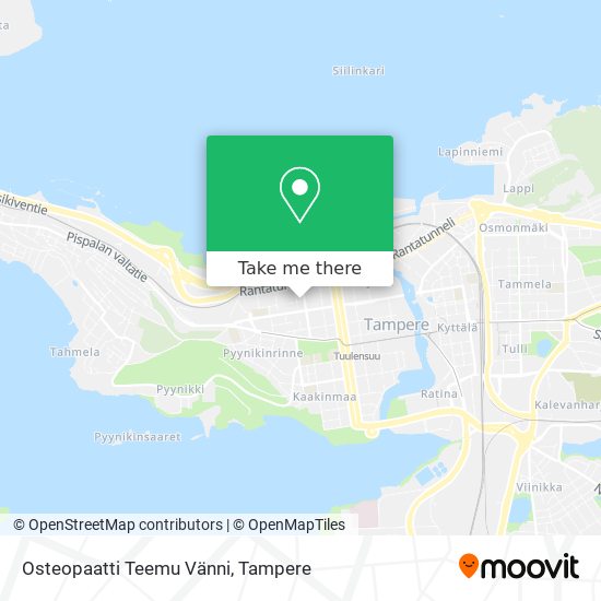 Osteopaatti Teemu Vänni map