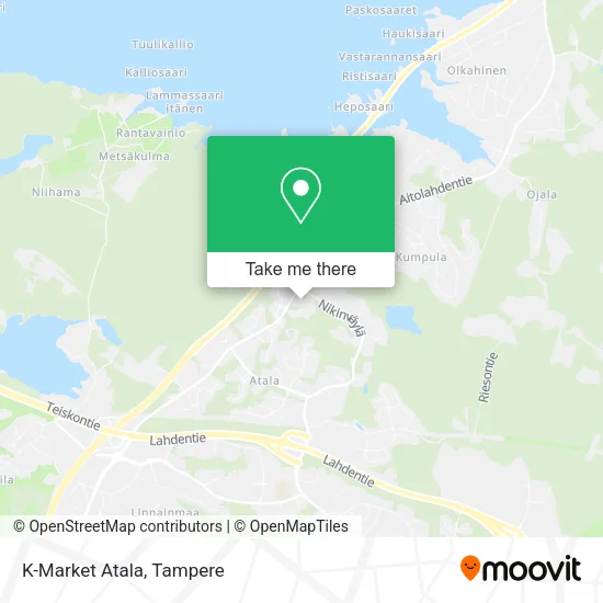 K-Market Atala map