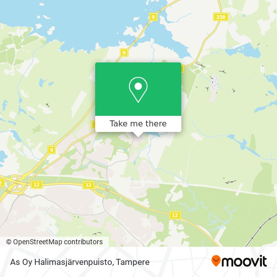 As Oy Halimasjärvenpuisto map
