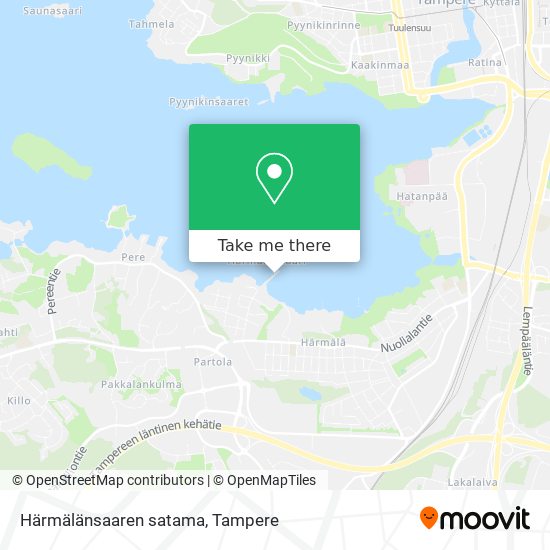 Härmälänsaaren satama map