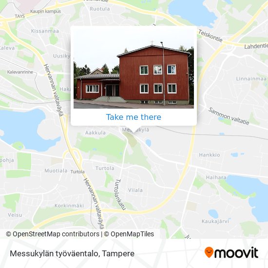 Messukylän työväentalo map