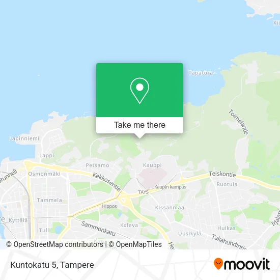 Kuntokatu 5 map