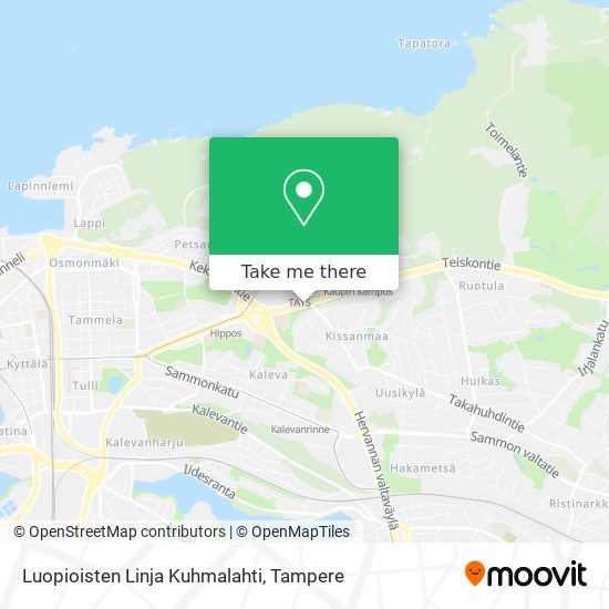 Luopioisten Linja Kuhmalahti map