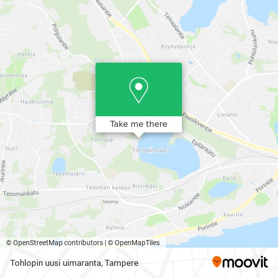 Tohlopin uusi uimaranta map