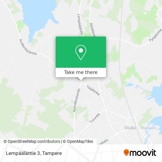 Lempääläntie 3 map