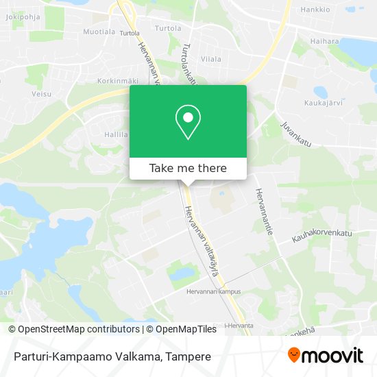 How to get to Parturi-Kampaamo Valkama in Tampere by Bus or Light Rail?