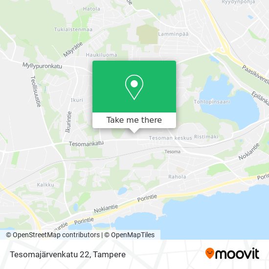 Tesomajärvenkatu 22 map