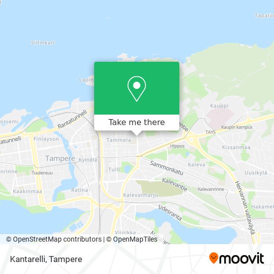 How to get to Kantarelli in Tampere by Bus or Light Rail?