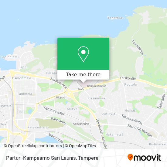 Parturi-Kampaamo Sari Launis map