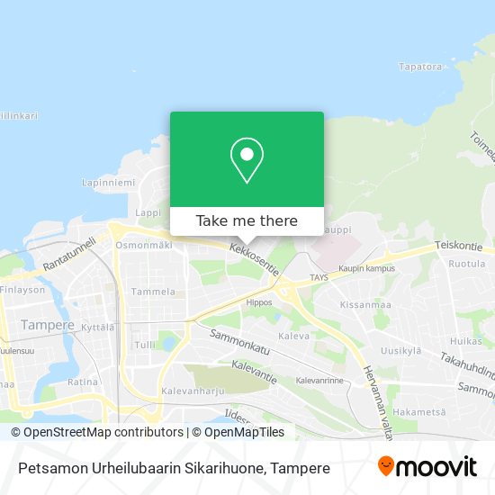 Petsamon Urheilubaarin Sikarihuone map