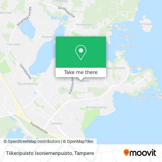 Tiikeripuisto Isoniemenpuisto map