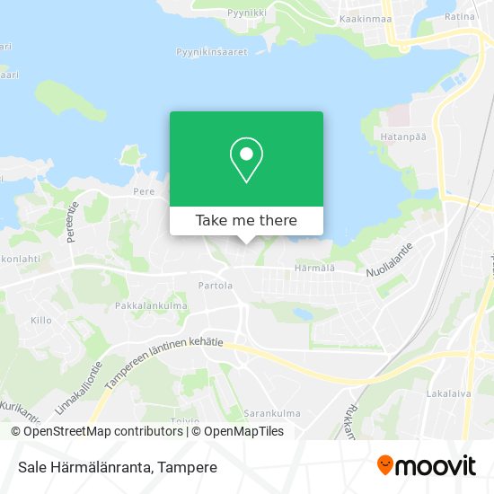 Sale Härmälänranta map