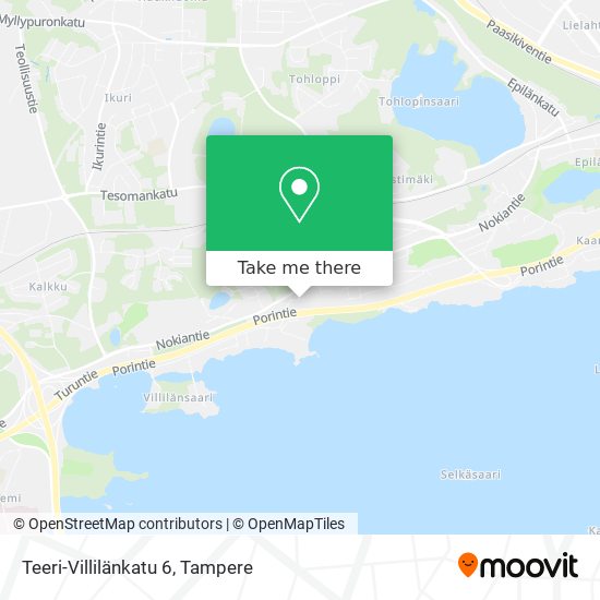 Teeri-Villilänkatu 6 map