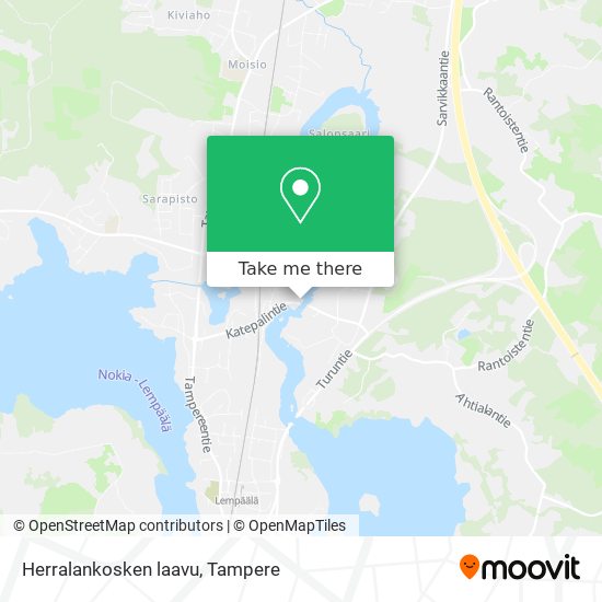 How to get to Herralankosken laavu in Lempäälä by Bus?
