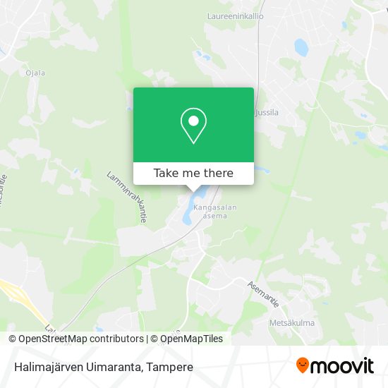 Halimajärven Uimaranta map