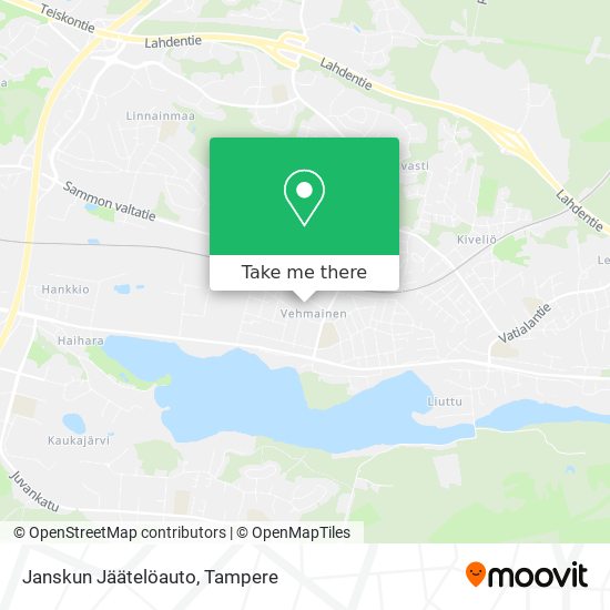 Janskun Jäätelöauto map