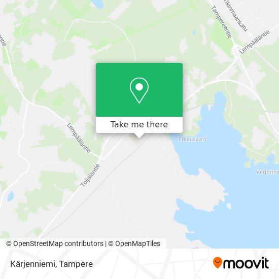 Kärjenniemi map