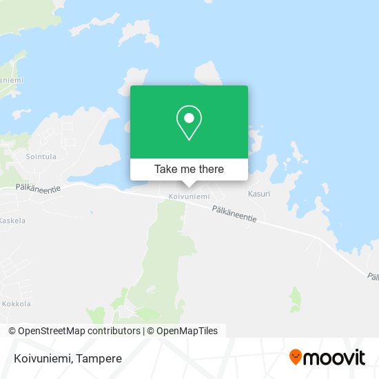 Koivuniemi map