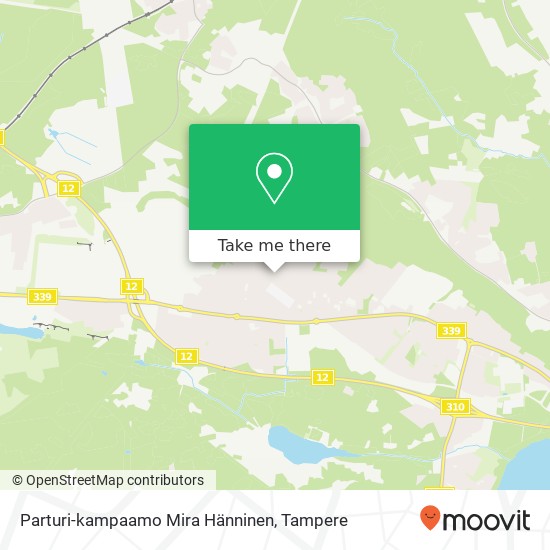 Parturi-kampaamo Mira Hänninen map