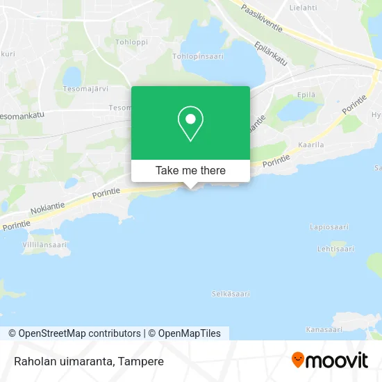 Raholan uimaranta map