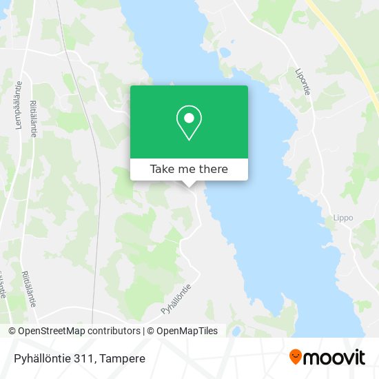 Pyhällöntie 311 map