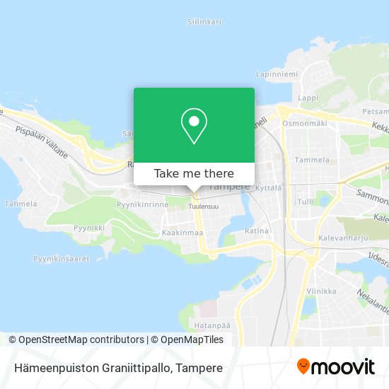 Hämeenpuiston Graniittipallo map