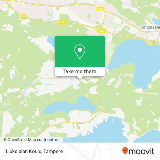 Liuksialan Koulu map