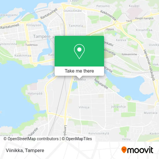 Viinikka map