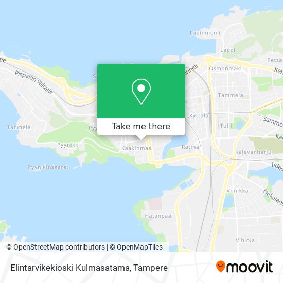 Elintarvikekioski Kulmasatama map