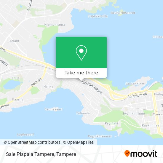 How to get to Sale Pispala Tampere by Bus or Light Rail?
